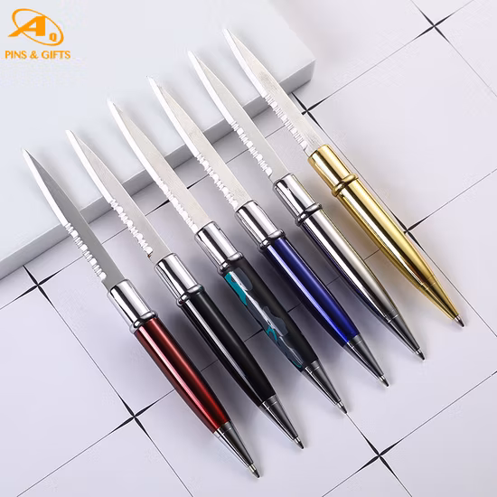 뜨거운 새로운 Biniko Painty Brush Flag 선물 한국어 문구 파커 마커 오피스 문구 항목 Bristle Custom Ball Point Pen